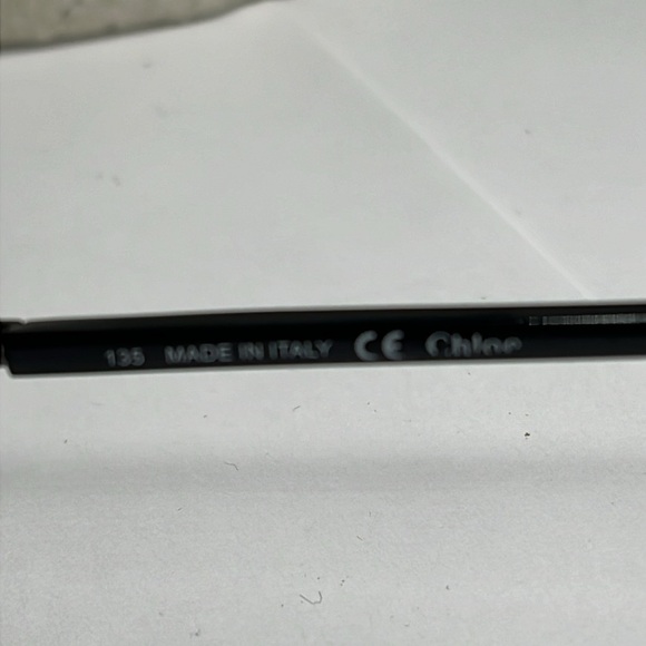 Chloe Ophthalmic Gunmetal Gray Metal Eyeglasses Frame - Picture 6 of 6